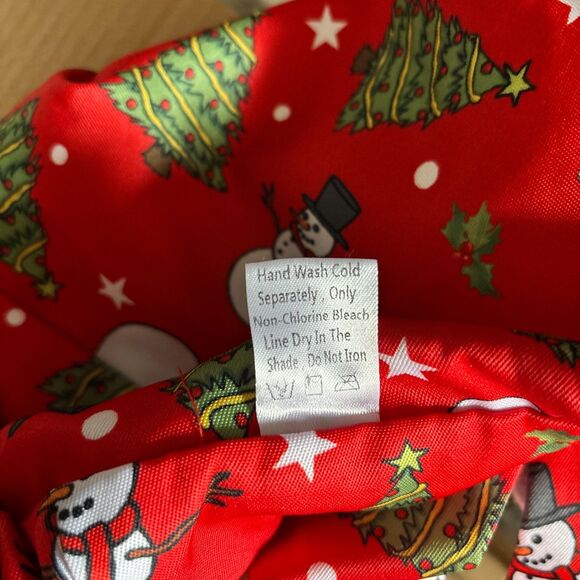 Boys M 10/12 Red Festive Holiday 2-Pc Snowman Christmas Suit Set - Picture 8 of 8